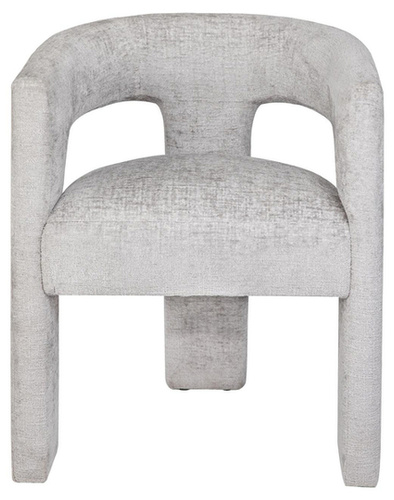 Leith LET71G Krzesło tapicerowane srebrno-szare