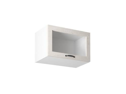 Szafka Kuchenna Górna Witryna 1-drzwiowa G60KSN Royal Sosna Nordycka Biały Mat