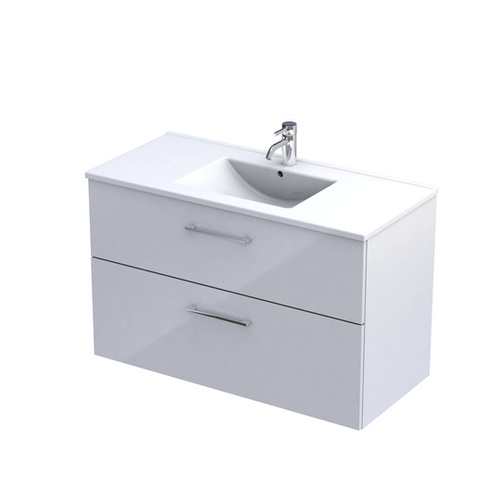 Oristo Szafka pod Umywalką GEO 100 cm Biały Połysk