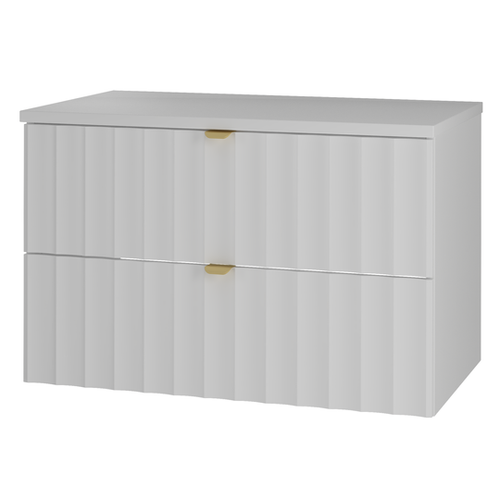 ARCOS-07 - Szafka pod Umywalkę z Blatem 2S 80cm Biały Mat Zestaw-1