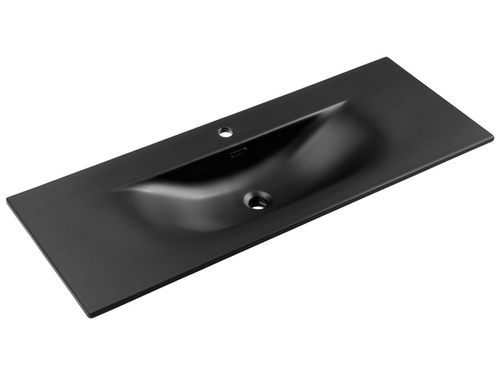 Umywalka Meblowa Ceramiczna 120 cm SKY 1 BLACK MATT 120 E-8099-120 Czarny Mat