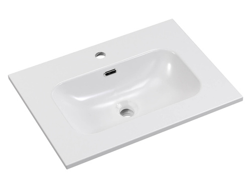 Umywalka Meblowa Ceramiczna 60 cm FLY E-8073-60 Biały Połysk