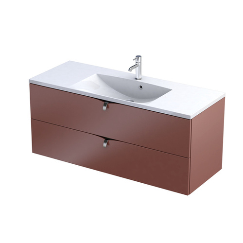 Oristo Szafka pod Umywalkę SIENA UNI 120 cm Czerwony mat 