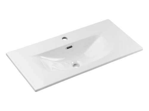 Umywalka Meblowa Ceramiczna 80 cm SKY 3 E-8099-3-80 Biały Połysk