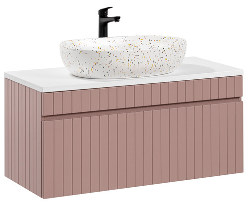 Szafka 100 cm ICONIC ROSE z umywalką LILI MW 21