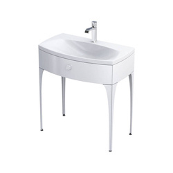 Oristo Szafka pod umywalkę 82 cm 1S LOUIS biała połysk