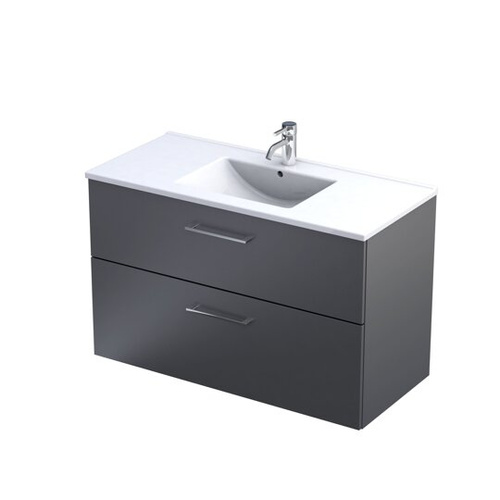 Oristo Szafka z Umywalką GEO 100 cm Grafit