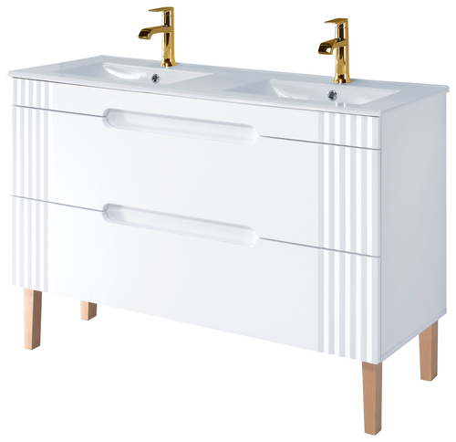 Szafka z umywalką 120 cm FIJI WHITE