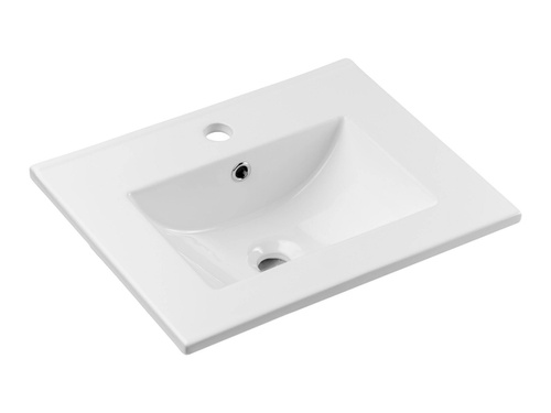 DANCE WHITE 50 - Umywalka meblowa 50 cm ceramiczna