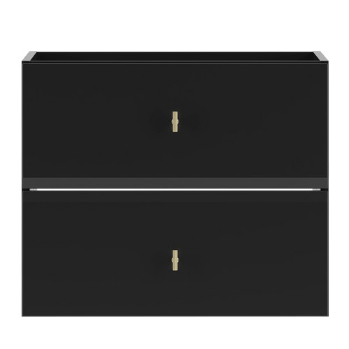 RAY-02 - Szafka pod Umywalkę 2S 60 cm Czarny Mat