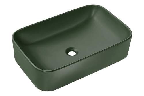 Umywalka Nablatowa Ceramiczna UN-KAMA-MFG-60 Zielony Mat