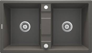 Zlewozmywak granitowy 2-komorowy Eridan