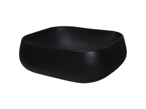 Umywalka Nablatowa Ceramiczna UN-NIKA-MB 78103MB Czarny Mat