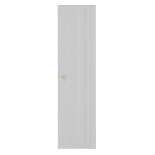 ELEGANTE-08 - Słupek Wysoki 1-drzwiowy Biały Mat