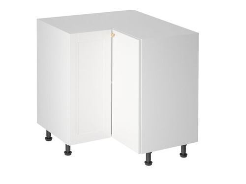 Szafka Kuchenna Dolna 2-drzwiowa Narożna D90N Linea White Biały Mat