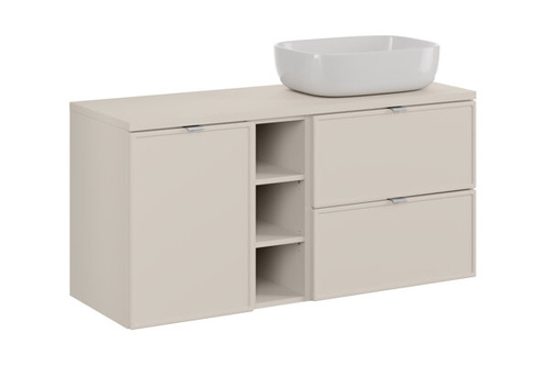 Bella Cashmere Szafka 120 cm z Blatem i Umywalką SMILE