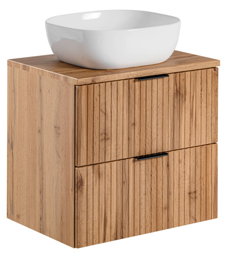 Szafka 60 cm ADEL OAK z Umywalką SMILE