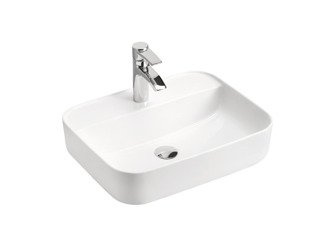 Umywalka Ceramiczna Nablatowa UM-6289 MAGIC 50 Biały Połysk