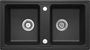 Zlewozmywak granitowy 2-komorowy Zorba