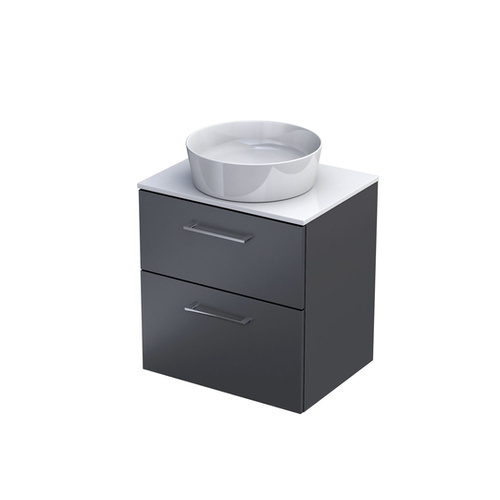 Oristo Szafka pod Umywalkę z Blatem GEO 60 cm Grafit