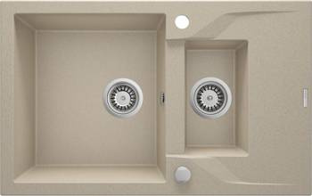 Zlewozmywak granitowy 1.5-komorowy z ociekaczem Andante