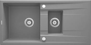 Zlewozmywak granitowy 1.5-komorowy z ociekaczem Eridan