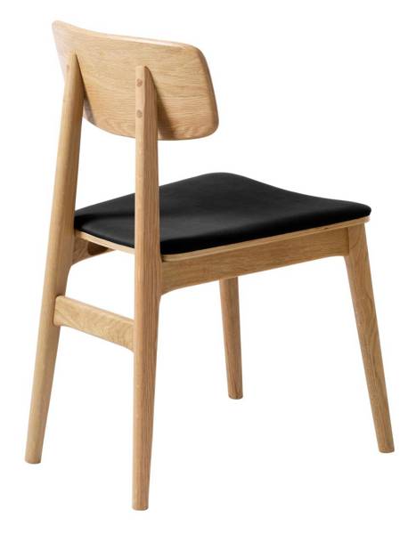 Krzesło Livo czarne siedzisko