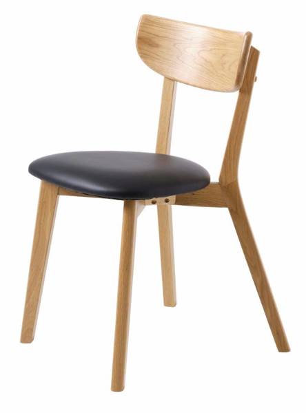 Krzesło Pero z czarnym siedziskiem