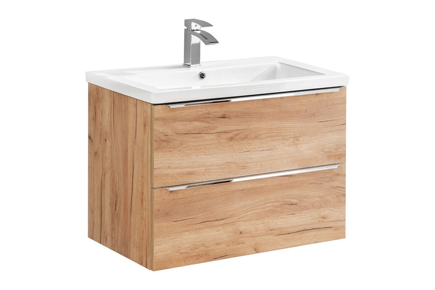 Szafka pod umywalkę 80 cm Capri dąb 821