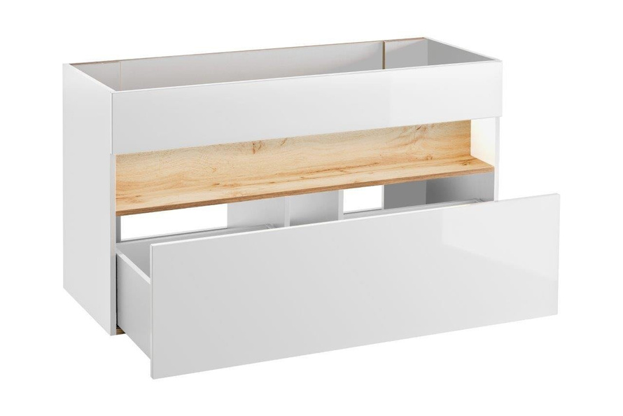 Szafka z umywalką 120 cm Bahama White